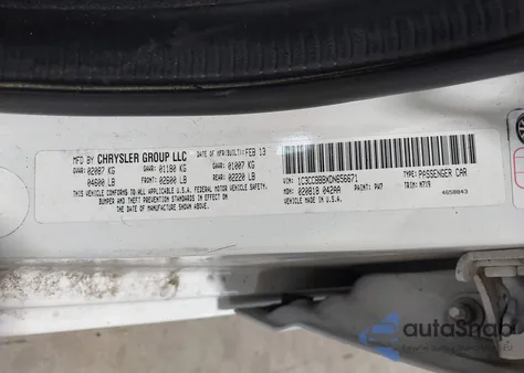 2013 Chrysler 200 Touring from USA, damaged, VIN 1C3CCBBBXDN656671